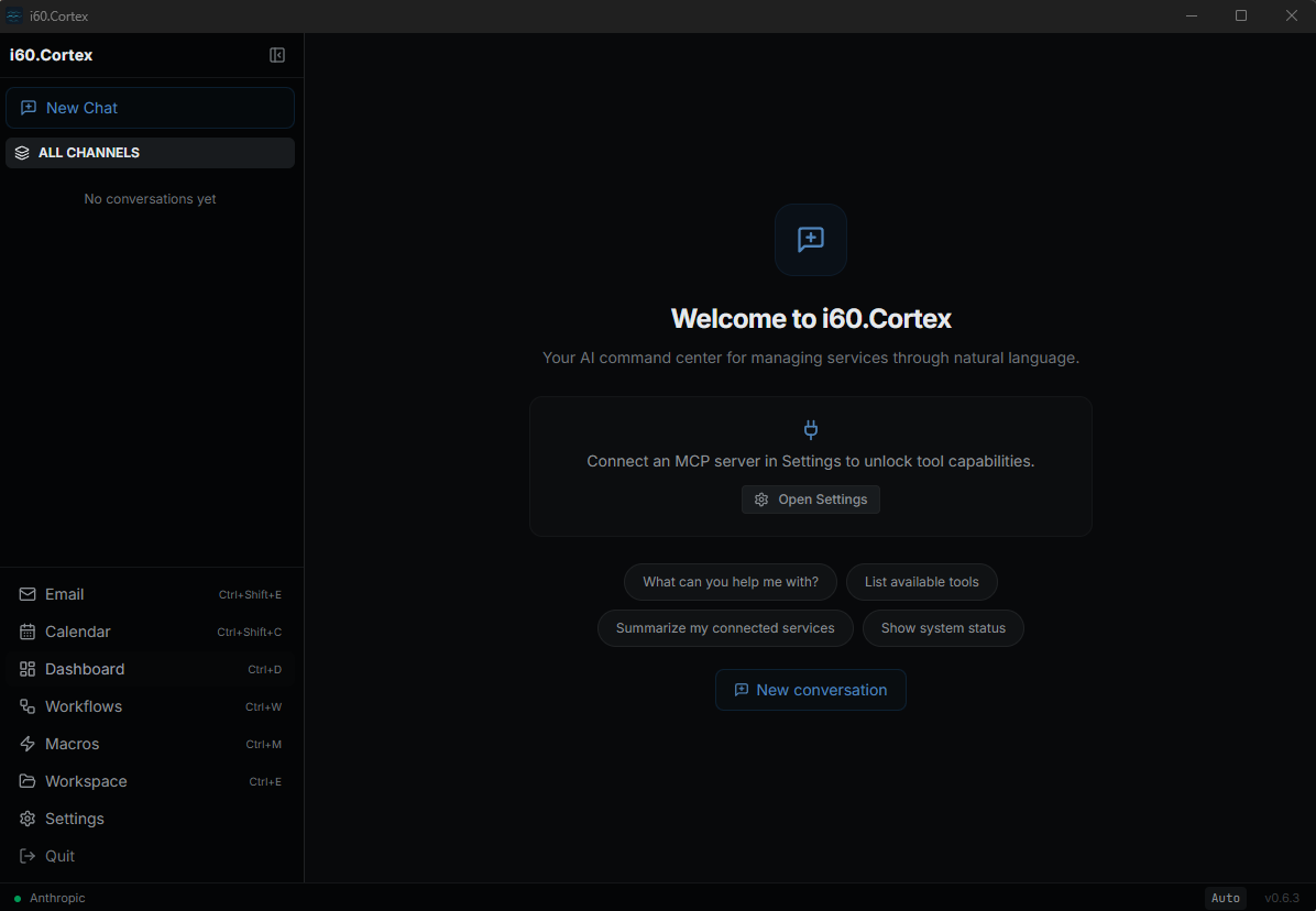 i60.Cortex - AI Command Center