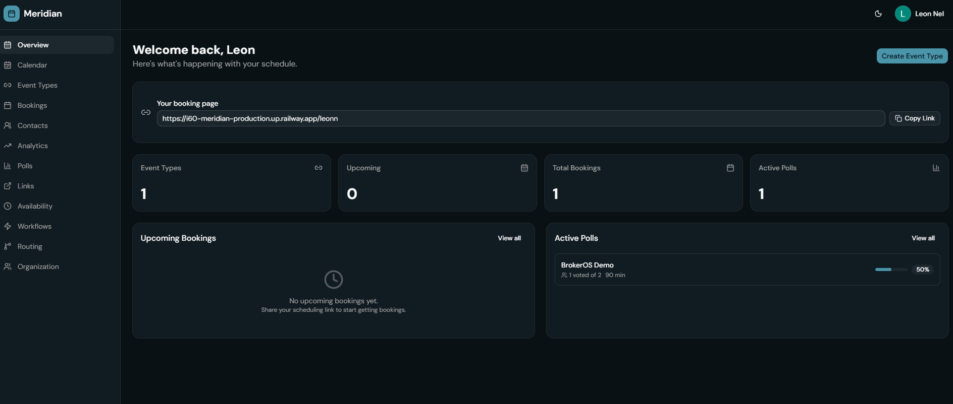 i60.Meridian interface